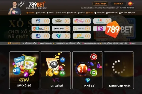 Các Loại Hình Xổ Số Hấp Dẫn tại 789bet